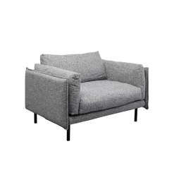 Fotel POLA 126 cm szary