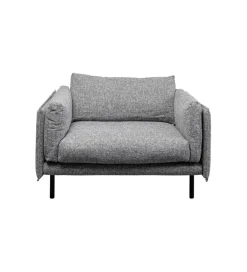 Fotel POLA 126 cm szary