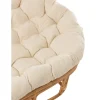 Fotel RONI Rattanowy 179 cm Naturalny