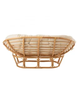 Fotel RONI Rattanowy 179 cm Naturalny