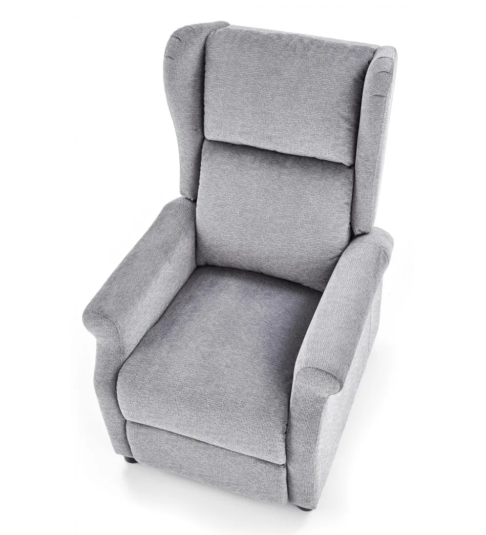 Fotel rozkładany AGUSTIN 75 cm szary