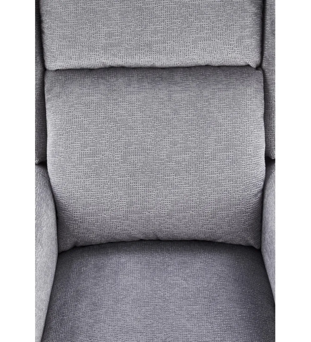 Fotel rozkładany AGUSTIN 75 cm szary