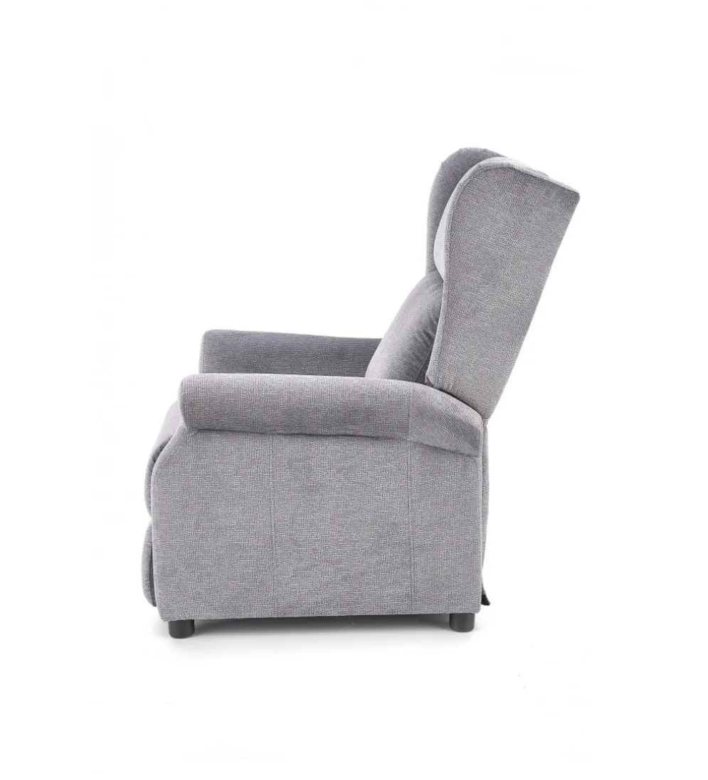 Fotel rozkładany AGUSTIN 75 cm szary
