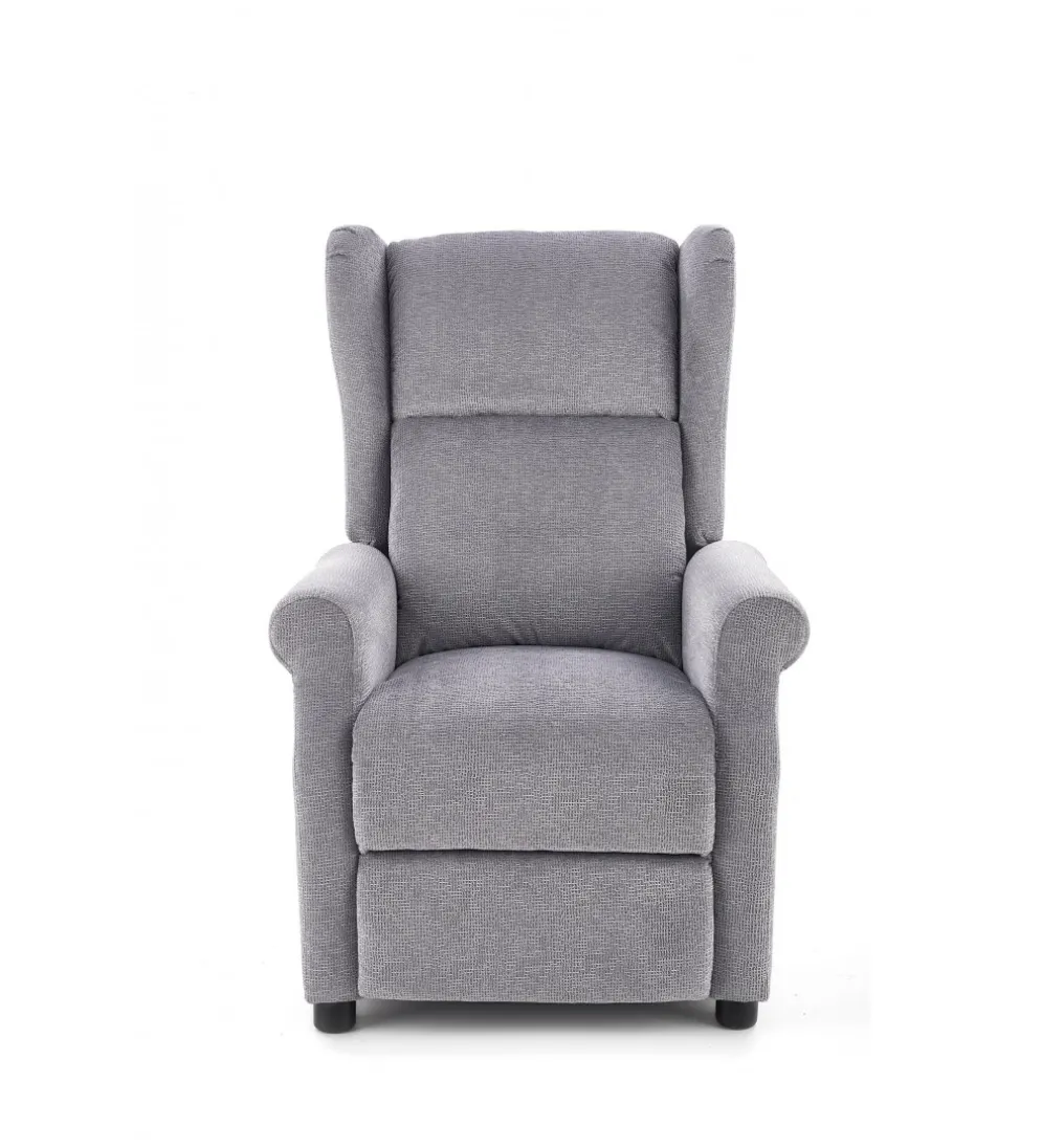 Fotel rozkładany AGUSTIN 75 cm szary