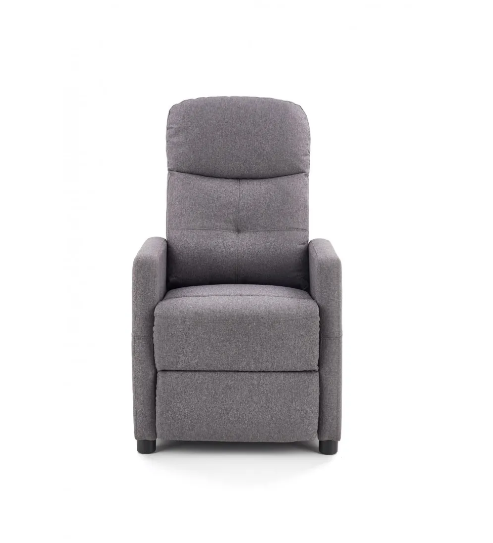 Fotel rozkładany FELIPE 64 cm szary