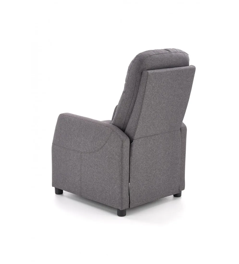 Fotel rozkładany FELIPE 64 cm szary