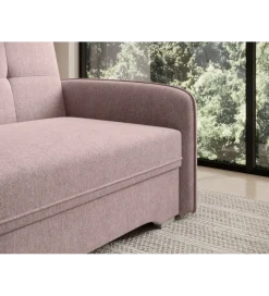 Fotel rozkładany LAINE 102 cm Poco 101 różowy