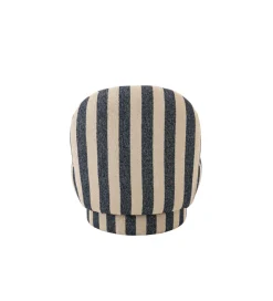 Fotel STRIPED 76 cm niebiesko biały