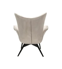 Fotel TUDOR 102 cm welwet kremowy