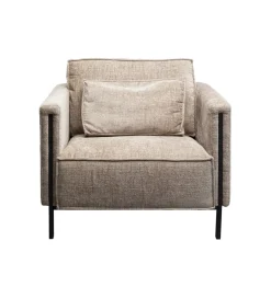 Fotel VICTOR 83 cm chenille beżowy