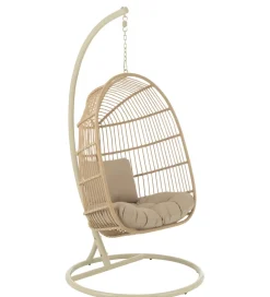 Fotel wiszący EGGA 195 cm beżowy