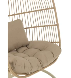 Fotel wiszący EGGA 195 cm beżowy