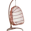 Fotel wiszący EGGA 195 cm czerwony