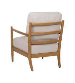Fotel ZABERMA 88 cm naturalny biały
