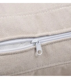 Fotel ZABERMA 88 cm naturalny biały