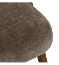 Fotel z drewna brzozowego MIZU Ciemno szare