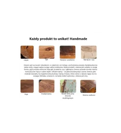 Hoker ARKTYKA Mammut drewno akacja