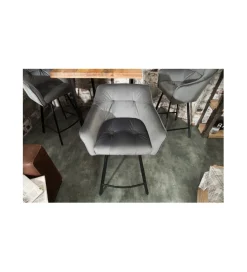 Hoker Loft srebrno szary