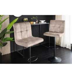 Hoker MODENA od 92 cm do 115 cm 360 stopni obrotu welwet champagne beżowy
