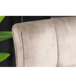 Hoker MODENA od 92 cm do 115 cm 360 stopni obrotu welwet champagne beżowy