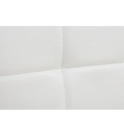 Hoker MODENA od 92 cm do 115 cm 360 stopni obrotu biały skórzany