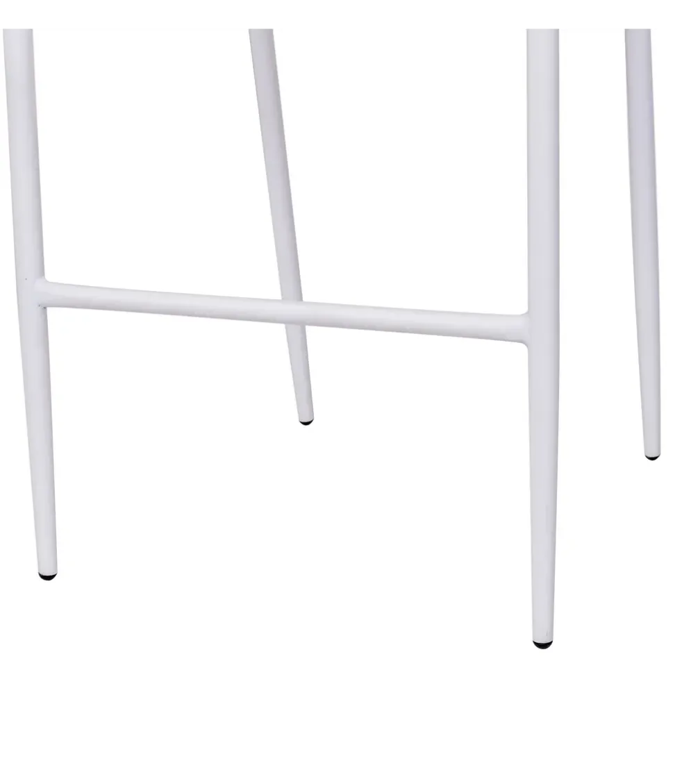 Hoker ogrodowy NIVA 112 cm naturalny biały