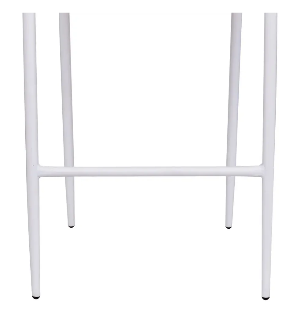 Hoker ogrodowy NIVA 112 cm naturalny biały