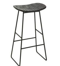 Hoker ZAMBIA drewno teak czarny