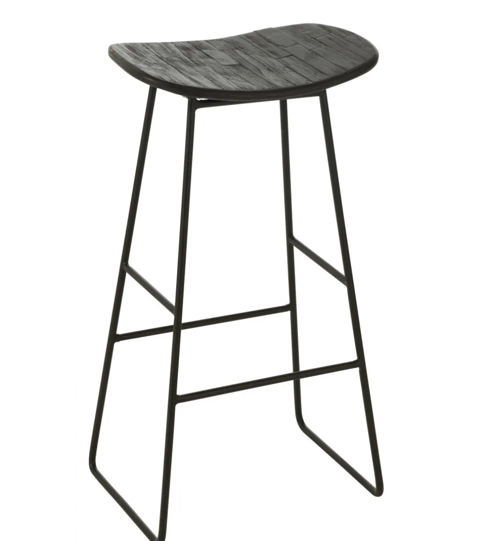 Hoker ZAMBIA drewno teak czarny