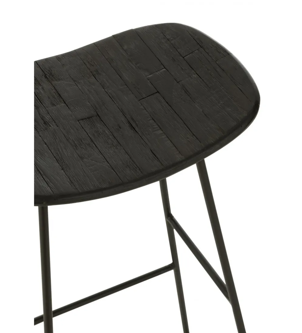 Hoker ZAMBIA drewno teak czarny