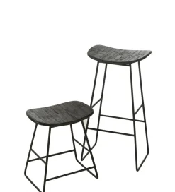 Hoker ZAMBIA drewno teak czarny