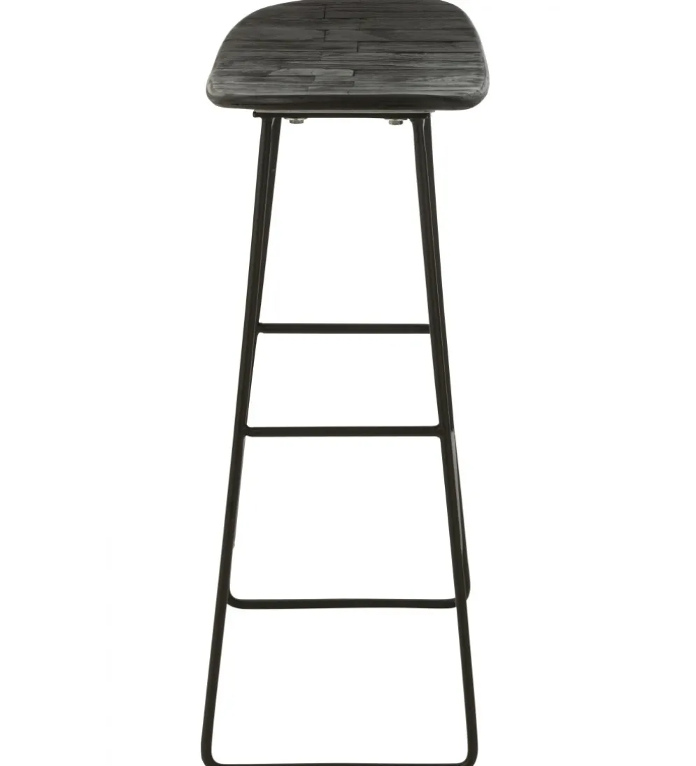 Hoker ZAMBIA drewno teak czarny