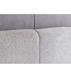 Łóżko ART DECO 180 x 200 cm bouclé beżowe