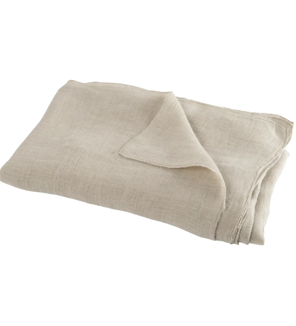 Koc Ivory Lniany 150 cm x 200 cm