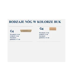 Łóżko Clarise w różnych rozmiarach oraz kolorach do wyboru