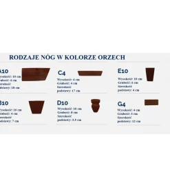 Łóżko Cornwall w różnych rozmiarach i kolorach do wyboru