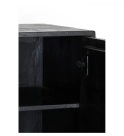 Komoda ABAGE 150 cm czarna