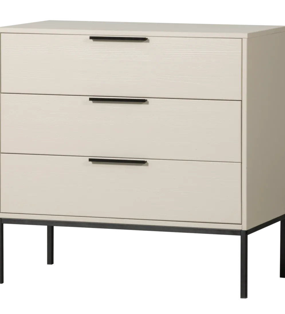 Komoda ADAM 94 cm drewno sosny dust