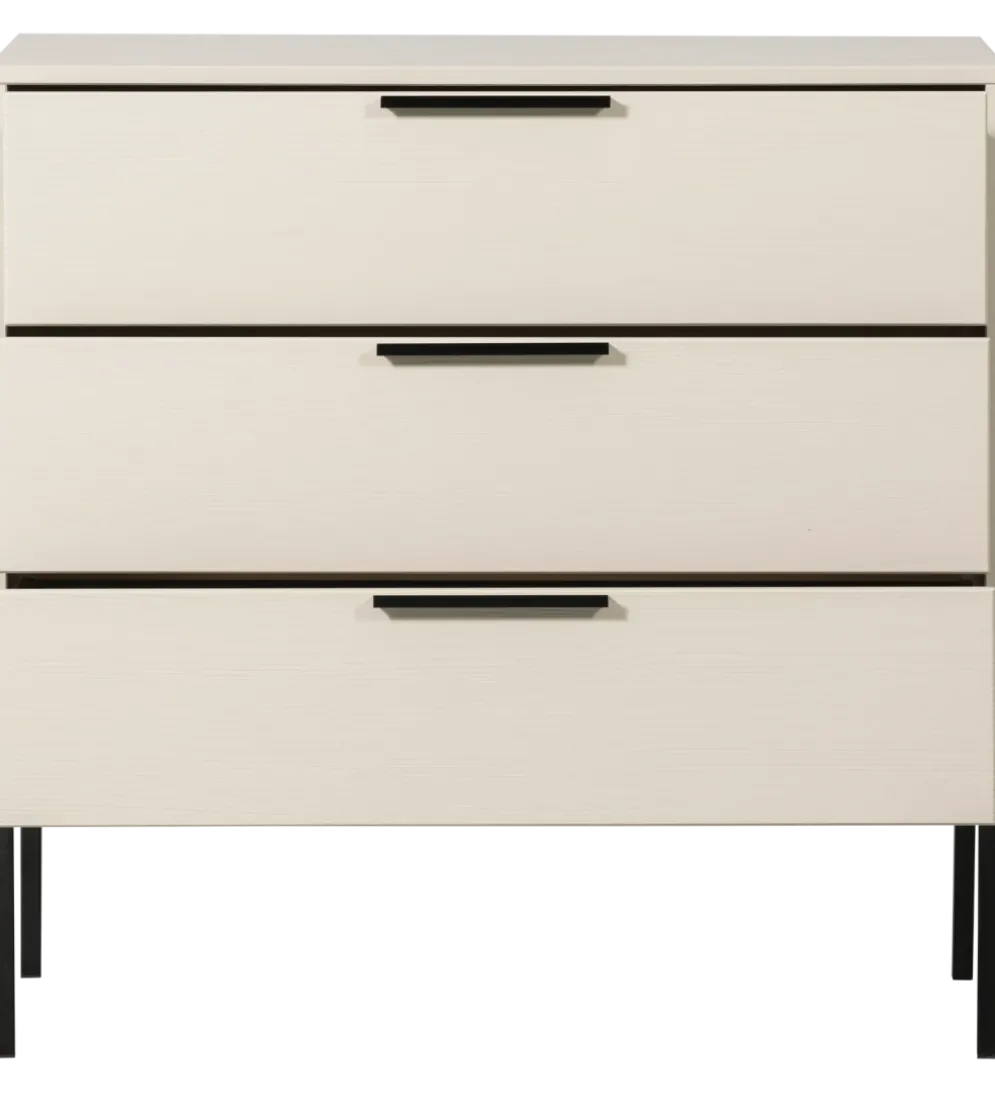 Komoda ADAM 94 cm drewno sosny dust