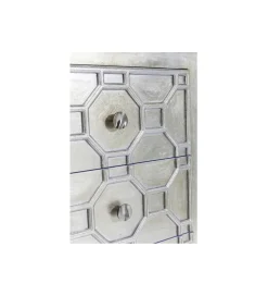 Komoda ALHAMBRA 107 cm srebrna
