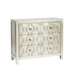 Komoda ALHAMBRA 107 cm srebrna