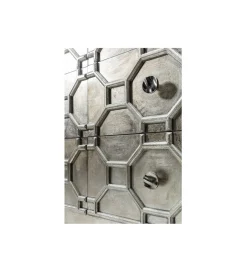Komoda ALHAMBRA 107 cm srebrna