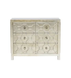 Komoda ALHAMBRA 107 cm srebrna