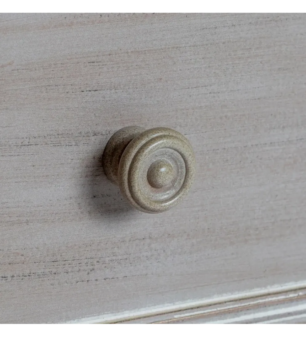 Komoda ALIEY 80 cm drewno jodła jasny brąz