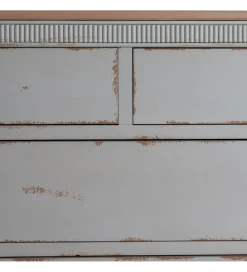 Komoda ALIEY 115 cm drewno jodła kremowy