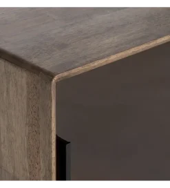 Komoda AMY 80 cm drewno kauczuk
