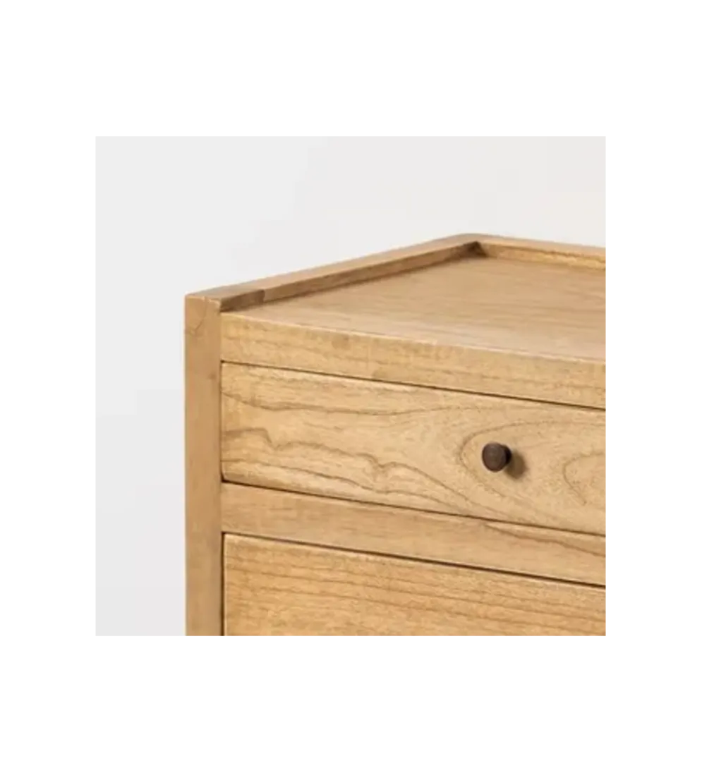 Komoda ATARNO 65 cm drewno mindi naturalna