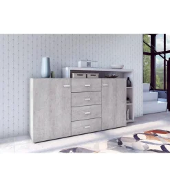Komoda BOTA 180 cm w optyce betonu