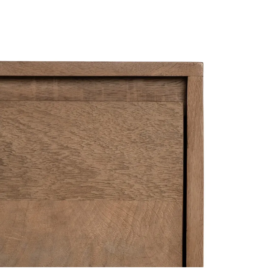 Komoda BUTEL 180 cm drewno mango naturalna