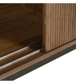 Komoda BUTEL 180 cm drewno mango naturalna